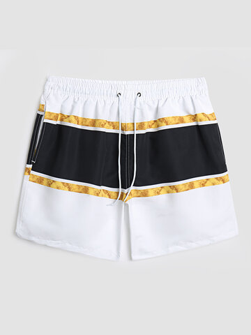 Patchwork Casual Board Shorts
