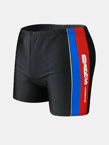 

Stitching Quickly Dry Boxers Trunks, Red royal blue blue
