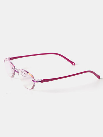 نظارات القراءة المضادة للزرقة بحواف ماسية