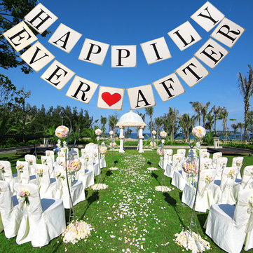 Paper Wedding Chair Garland Birthday Party Decoration Photo Props Accessory