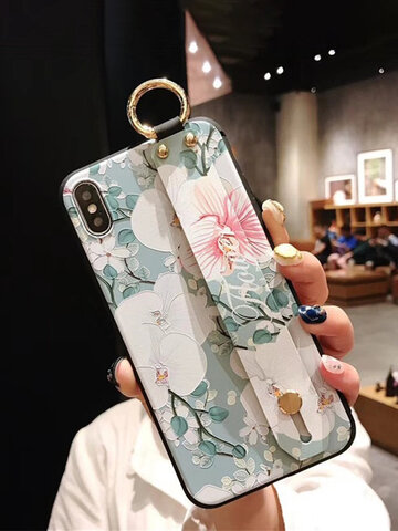 Antiquity Vintage Flower Phone Case With Holder