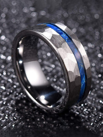 1 Pcs Casual Irregular Geometric Stainless Steel Ring