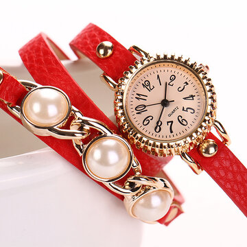 Модный жемчужный браслет Watch