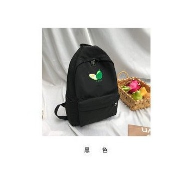 Ins Wind Bag Female College Students Harajuku Backpack Day High School Ancient Sense Girl Embroidery Line Canvas Backpack