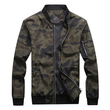 Men's Military Camouflage Casual Jacket