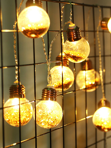 10 LED Bulbs String Lights