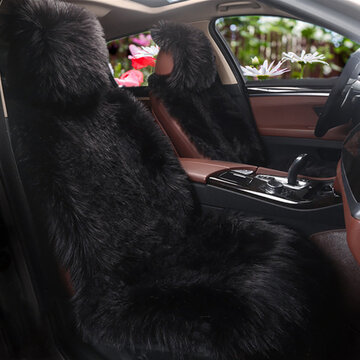 Universal Long Plush Car Front Seat Cover