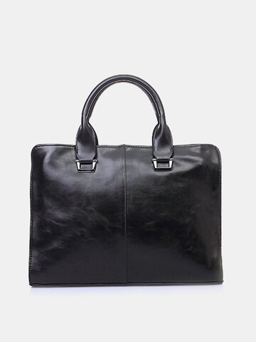 Men Casual  PU Leather Laptop Business Handbag