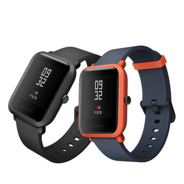 

Xiaomi AMAZFIT GPS Bluetooth Smart Watch, Orange green light grey
