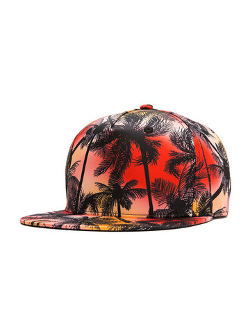  Tropical Wind Coconut Flat Hat Leaf Hip Hop hat Baseball Ca