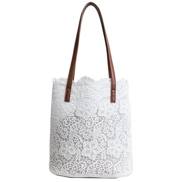 Women Large Capacity  Lace Handbag  Shoulder Bag Tote Bag