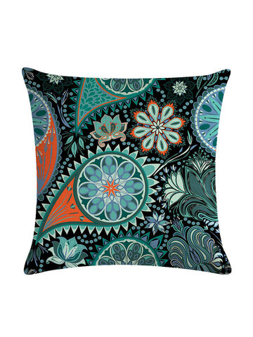 Federa bohémien Fodera per cuscino in cotone di lino stampato creativo Fodera per cuscino per divano per la casa