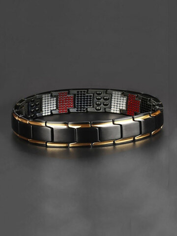 Inlaid Removable Magnet Stones Magnetic Therapy Bracelet
