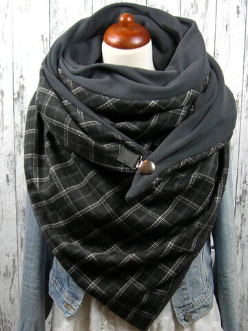 Damen Schal mit dicker Wärme und bedrucktem Schal