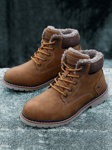 Men Outdoor Warm Snow Shoes