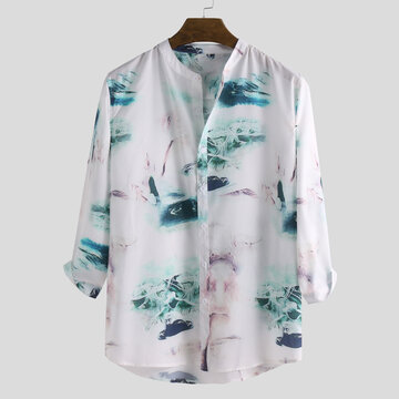 Chinese Style Ink Printing Shirts