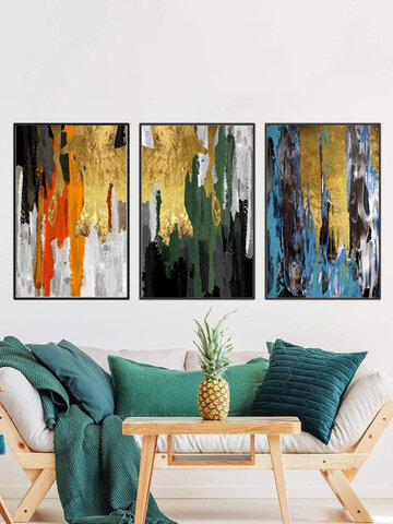 1/3Pcs Watercolor Graffiti Painting Pattern Canvas Painting Unframed Wall Art Canvas Living Room Home Decor