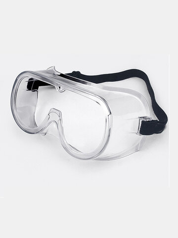 Unisex Anti-fog Splash Goggles Transparent Glasses