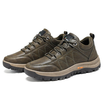 Men Outdoor Waterproof Comfy Slip Resistant Casual Hiking Sneakers