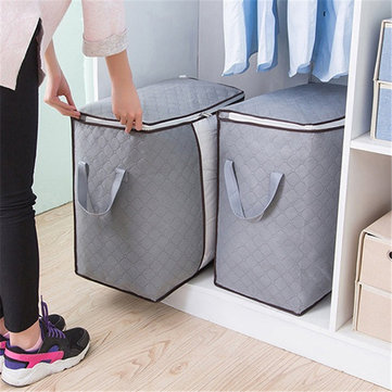 Foldable Home Closet Storage Bag Organizer Box Anti-bacterial Clothes Quilt 