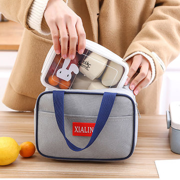 Insulated Cooler Zipper Lunch Bag 