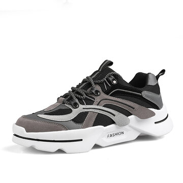 Men Color Blocking Stylish Chunky Sneakers