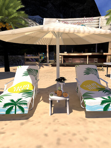 Nuevo Tumbona Toalla de playa tumbona para vacaciones Salón del jardín Mate Con Bolsillo 