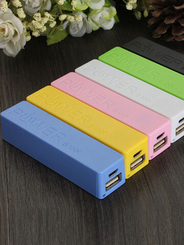 DIY 18650 Battery Charger Case Box USB Power Bank Box For iPhone Smartphone