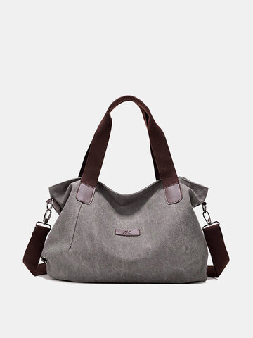 Women Canvas Large Capacity Shoulder Bags Handbags