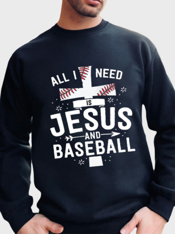 Baseball Slogan Print Sweatshirts
