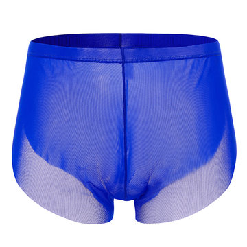 Solid Color Breathable Boxers