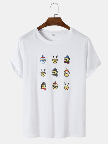 Christmas Cartoon Animal Graphics T-Shirts