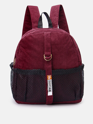 Color Patchwork All-match Large Capacity Backpack