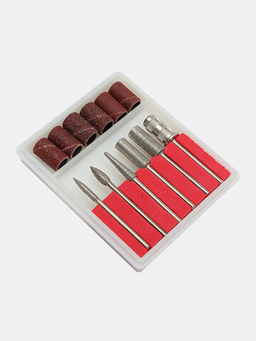 Replacement Sanding Bands Nail Drill Bits Manicure Tool Set