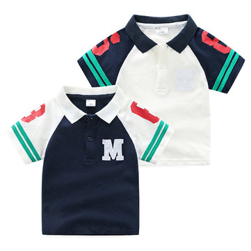 

Boys Cotton Shirts For 3Y-11Y, White navy blue