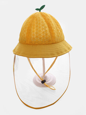子供のメッシュキャップ通気性のある漁師の帽子