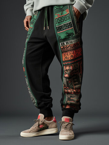 Etnico Tribale Modello Pantaloni