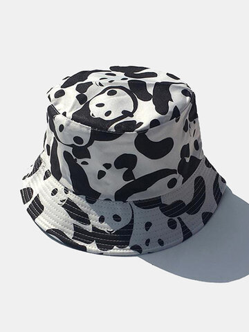 Double-side Panda Bucket Hat