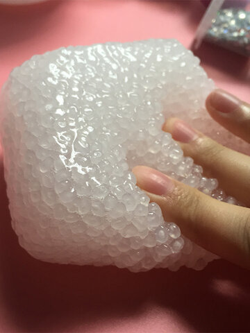 DIY Reis Schleim Gummi Duft Stressabbau Release Clay Toy Plasticine Geschenke