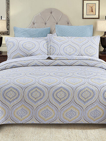 3Pcs Home Textiles Home Textiles Bedding Set Pure Cotton Air Conditioning Quilt Bed Cover