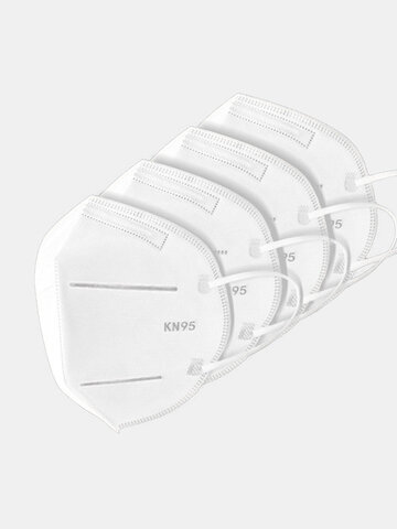 <US Instock> 4 Pieces / Pack 0f KN95 Masks Passed The GB-2626-KN95 Test PM2.5 Filter Respiratory Protective Mask