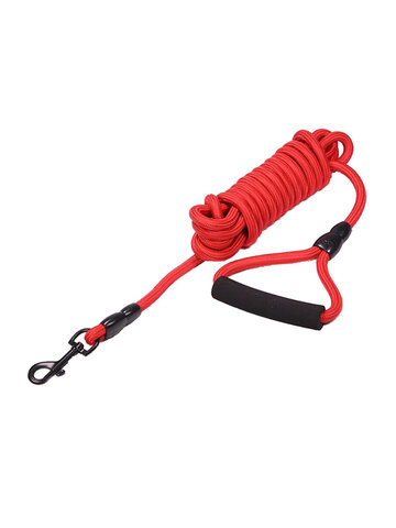 Dogs Leads Walking Leash Outdoor Pet Puppy Belt Training Strap Collar Rope Red