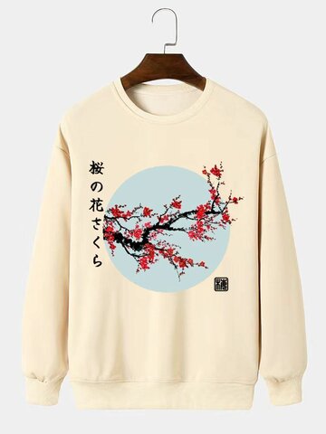 Japanese Cherry Blossoms Sweatshirts