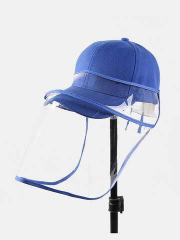 قبعة بيسبول مقاومة للأتربة وجه قابل للإزالة شاشة