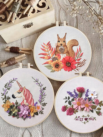 3D Embroidery Kit Needlework Embroidery Embroidery For Beginner DIY Art Sewing Craft