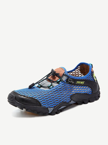 Men Lycra Mesh Hiking Shoes