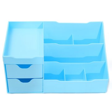 4 Colors Plastic Cosmetic Organizer Pull-out Storage Compartment Nail Polish Case