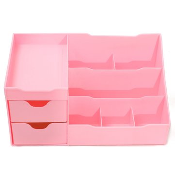 4 cores Plastic Cosmetic Organizer Pull-out Compartimento de armazenamento caso de esmalte de unha