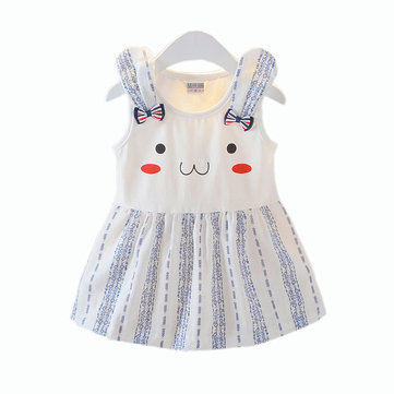 Cute Printed Toddlers Girls Dresses