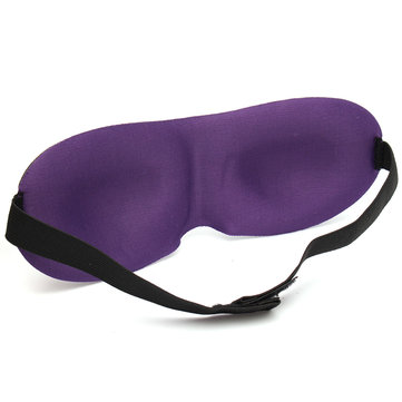 Contracted 3D Solid Color Eyepatch Travel&Office Sleeping Eye Mask